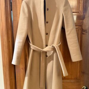 J. Crew Classic Tan Coat
